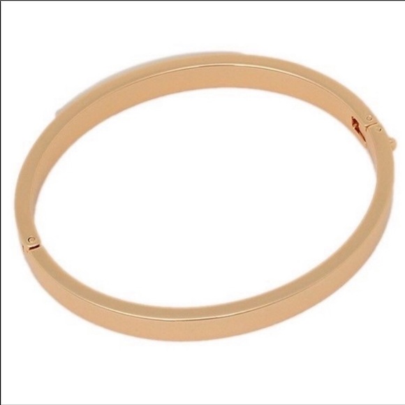 Coach Gold / Silver Hinged Bangle Bracelet - Picture 4 of 6